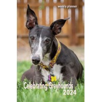 2024 Celebrating Greyhounds Weekly Desk Calendar