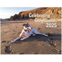 2025 Celebrating Greyhounds Wall Calendar