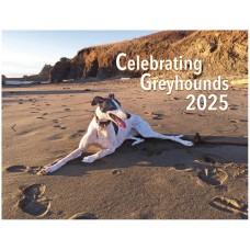 2025 Celebrating Greyhounds Wall Calendar