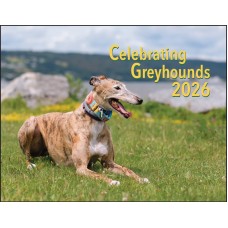 2026 Celebrating Greyhounds Wall Calendar
