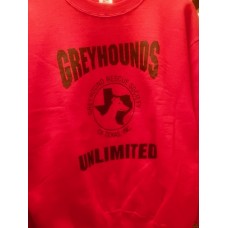 Greyhounds Unlimited Logo Sweatshirt - Red