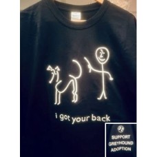 GU "I Got Your Back" Unisex Short Sleeve T-Shirt (Black)