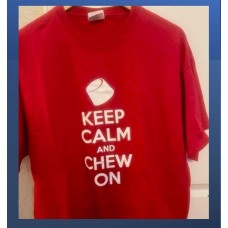Keep Calm & Chew On Short Sleeved Unisex T-Shirt